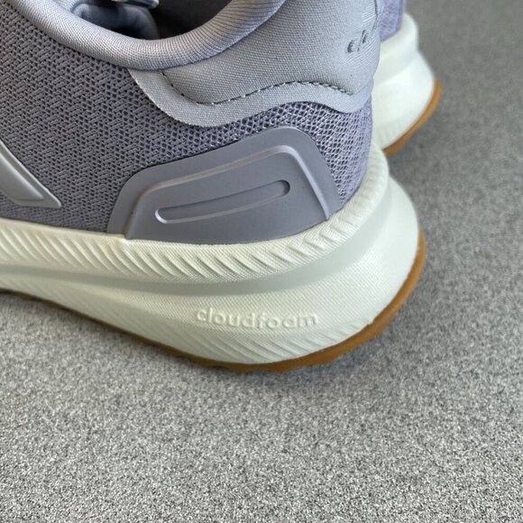 NEW Adidas Plrpath Women's Size 7 Cloudfoam Comfort Running Shoes Gray/ Purple - Picture 3 of 8